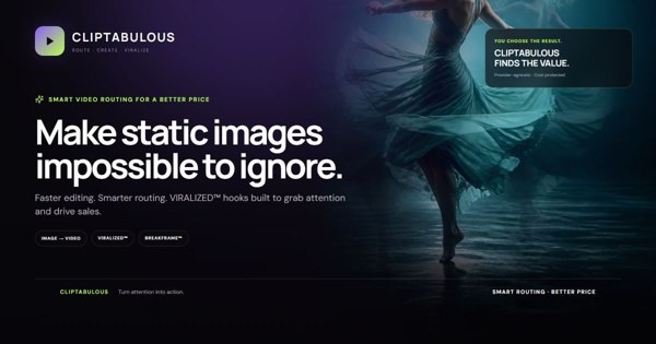 Clipfabulous image and video creation studio